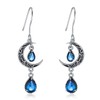 VONALA Celtic Earrings for Women 925 Sterling Silver Celtic Moon