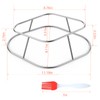 Durable Stainless Steel Chicken&Turkey Roasting Rack with Brush, 2 in