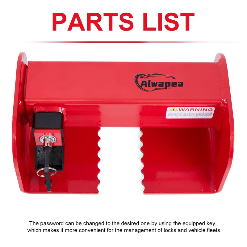 Alwapea Heavy Duty Cargo Door Lock, Shipping Container Door Locks,