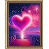 AN-diaart AMAB-21 Aurora Beads Diamond Art Kit, A3, Square Beads,