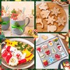 Lezmarket 24Pcs Christmas Cookie Cutters Set, Stainless Steel Metal Winter