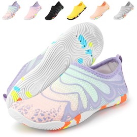 SCHIB Zapatos De Agua para Niños, Ligeros y Secado Rápido, Zapatos de Natación Acuáticos para Niños y Niñas, Ideal para Playa, Piscina, Deporte, Caminar, Surf Al Aire Libre