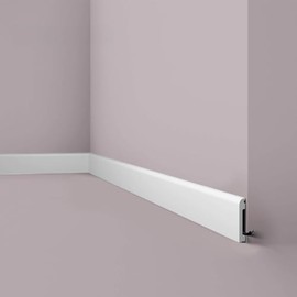 FL12 WALLSTYL Sockelleiste - 80 x 13 x 2000 mm - NOËL & MARQUET - eine Marke von NMC - Extrudiertes Polystyrol mit hoher Dichte