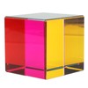 Color Cube Optical 6 Sides Cube Optical Cube Prism for