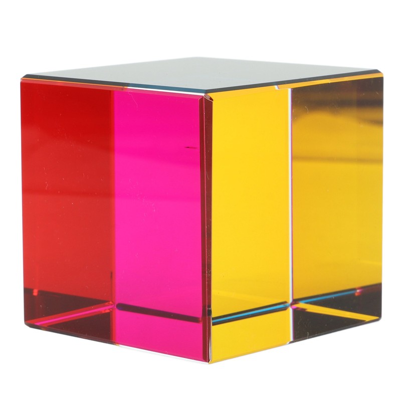 Color Cube Optical 6 Sides Cube Optical Cube Prism for