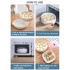 Microwave Vegetable Steamer, Microwave Steamer for Vegetables, Microwave Heating Bowl,