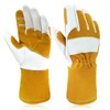 Intra-FIT Cowhide MIG Welding Gloves, Grain Leather Reinforcement on Palm