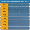Sanding Belt 100 x 915 mm, 8PCS Belt Sander Sanding