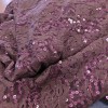 Unbranded Purple Netting Lace Fabric Special Occasion Sequin Fancy Floral