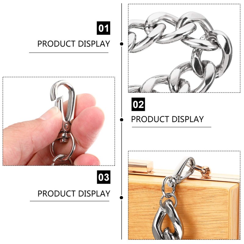 TOYMYTOY Bag Chain, Handle, Chain Strap, Replacement Handle, Handbag Handle,