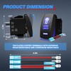 MicTuning MIC-LSK1 Zombie Lights Symbol Rocker Switch On-Off LED Light,