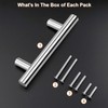Probrico 30 Pack Hole Centers (76mm) 3inch Polished Chrome Kitchen