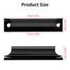 Kioiner 2 Pcs Sliding Door Handles, Aluminum Alloy Curved Handle