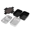 304 Stainless Steel Double Layer Insulated Lunch Box with Compartment