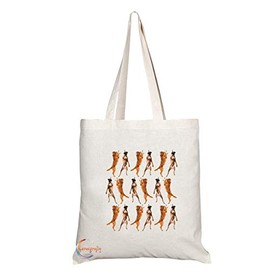 Coralgraph Inc TB675 Jumping Dog Novelty Present Gift Printed Eco-Friendly Stylish Long Handled Tote Shoulder Bag