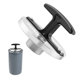 FLMQS Oil Filter Plug Tool, Aluminum Alloy Oil Filter Plug Cap Off Tool For Dodge Ram 2500, 3500, 4500, 5500 Cummins Turbo Diesel 5.7L 5.9L 6.4L 6.7L MO285 05083285AA Car Accessories-Silver