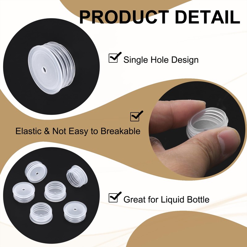 PATIKIL Bottle Adapter 0.79"/20mm, 25 Pcs Press in Bottle Adapter