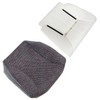 FZJDSD 2PCS Mist Gray Driver Side Bottom Replacement Cloth Seat