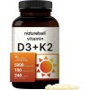 Naturebell Vitamin D3 5000IU with K2 MK7 100Mcg & Citrus