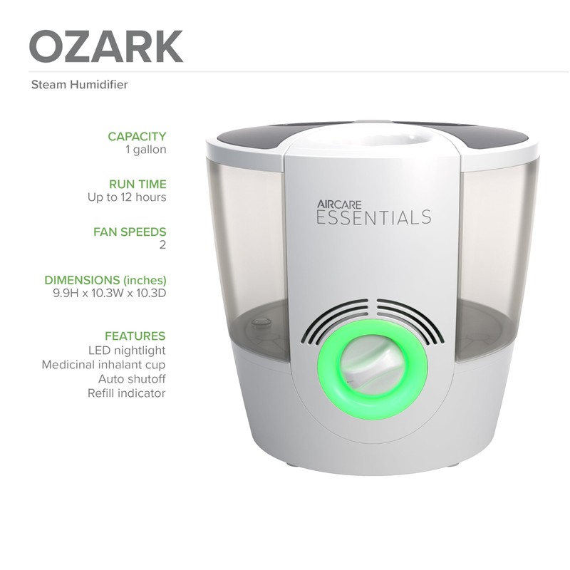 AIRCARE Whisper Quiet Steam Humidifier for 750 sq. ft. -