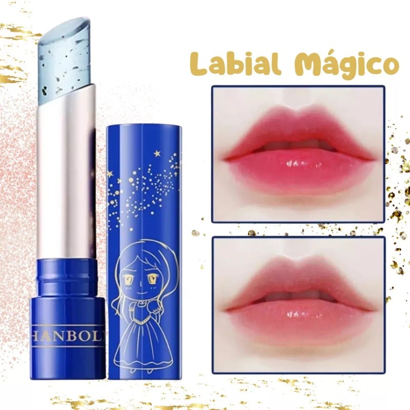 Mafab Labial 24k Cambia Color Con Temperatura 1pz Hidratante Full