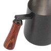Stainless Steel Coffee Hand Pot with Wooden Handle Long Mouth
