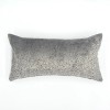 BDP-03-019 Silver Speckled Lumbar Pillow Cover 11x21
