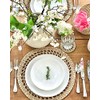 Buttercup China 8-Inch Fine Bone Coupe Plate Set of 6