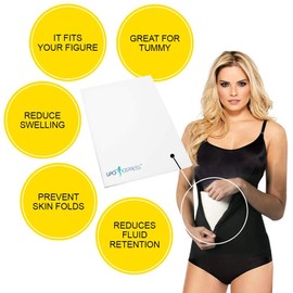 Lipo Foam Pads for Post Surgery - Foam Sheet Board for Post Liposuction, Abdominal Surgery, Tummy Tucks, and C-Sections. Medical Grade Foam Pads 8" x 11". Reduces Bruising.