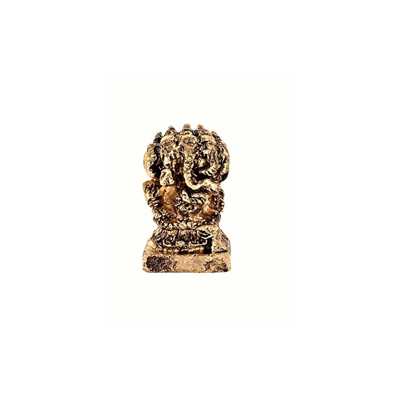 Purpledip Rare Miniature Statue Lord Ganesha In Panchmukhi Avatar: Unique