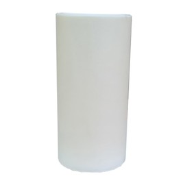 OTOOLWORLD 99.3% Alumina Crucible Al2O3 Aluminum Oxide Crucible Assay Crucible for Lab Laboratory (Φ50*100MM)