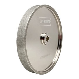 UF-SHARP CBN Grinding Wheel 8 inch 80 Grit, 1" Wide, 5/8" Arbor, Suitable for All Kinds of 8-inch Bench Grinders (80 Grit)