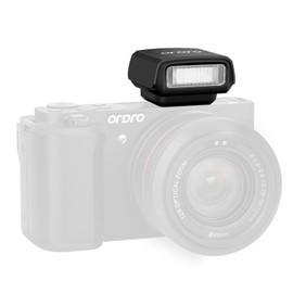 ORDRO FL-10 Flash Speedlite Camera Flash (Black)