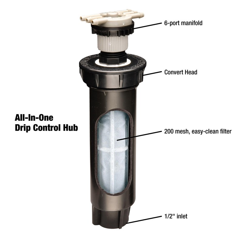 Rain Bird CNV182EMS Drip Irrigation Sprinkler Conversion Kit, 1800 Series