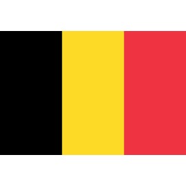 Premium Flag - 90 x 150 cm / 150 cm / 90 cm - Made of Polyester with Golden Eyelets - Durable and Weatherproof (Belgium)