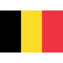 Premium Flag - 90 x 150 cm / 150 cm / 90 cm - Made of Polyester with Golden Eyelets - Durable and Weatherproof (Belgium)