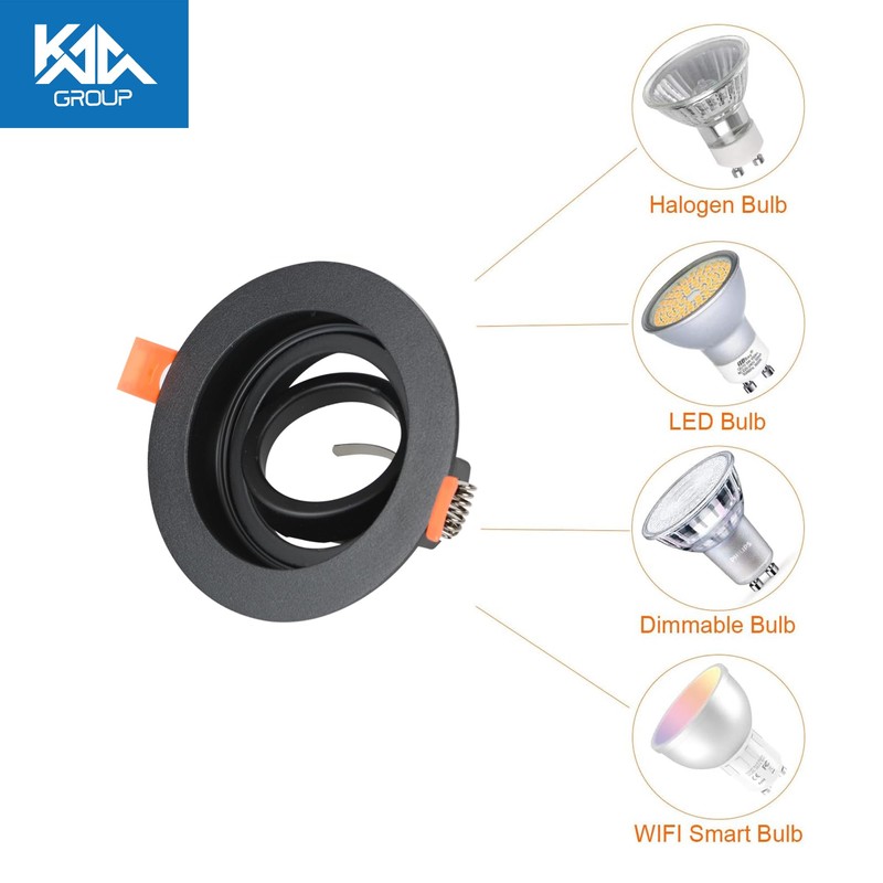 Matt Black Indoor Ceiling Lights - Kitchen, Bathroom, Living Room,