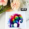 UV DTF DECALS, 4" height, Cup Decals, Cup Stickers, Cup