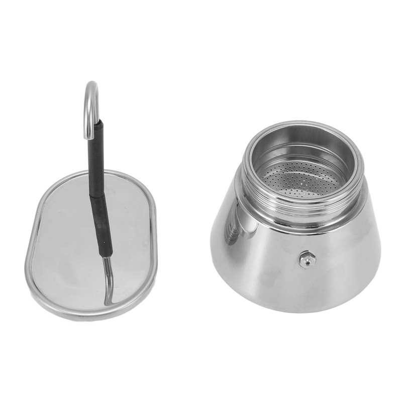 Moka Pot Stainless Steel Italian Type DIY Large Capacity Light