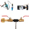 Easyhomie W21.8 CO2 Refill Adapter Hose, CO2 Cylinder Refill Adapter