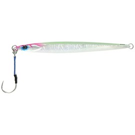 JACKALL G204 Metal Jig, Bumble's Jig, Semi-Long, 7.1 oz (200 g), Glow Edge/Magma Wave Holo