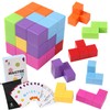 MAGTRE Magnetic Blocks 3D Puzzle (Multicolor)