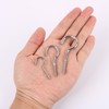 BOUMVID Pack of 10 Screw Hooks, Stainless Steel, Ceiling Hook,