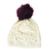 Döll Girls' Knitted Bobble Hat, White (Snow White 1050)