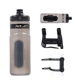 XLC Bicycle Water Bottle: The XLC Fidlock Set WB-K07 with Holder, Adapter and Water Bottle