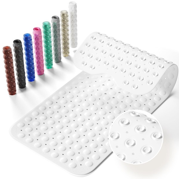 Krussier Non-Slip Bath Tub Mat, 39x16 Inch Extra Large Shower