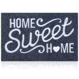 AAZZKANG Large Door Mat Indoor Outdoor Home Sweet Home Welcome Mats 36"x24" with Non Slip Backing Easy to Clean Outside Inside Entrance Doormat