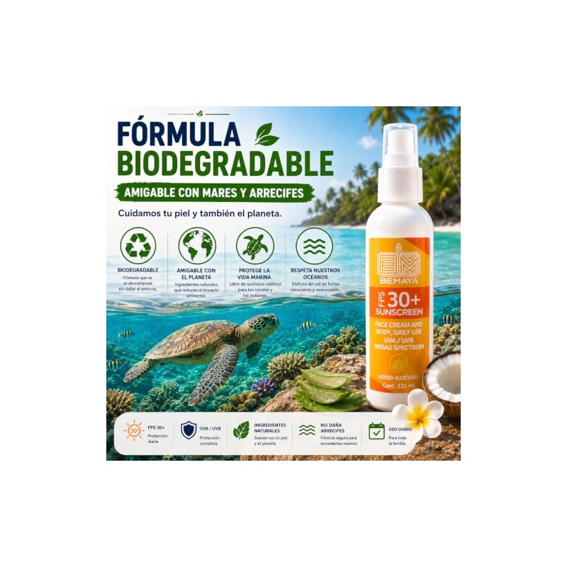 Bloqueador Solar Mineral Coco FPS 30+ | Protector Solar Corporal