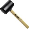 WEDO 680g Rubber Mallet Hammer,Double Faced Soft Mallet with Wooden