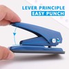 Single Handheld 1/4 Inches Hole Puncher, 20 Sheet Punch Capacity